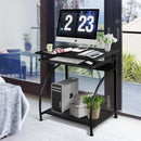 Computer Desk PC Laptop Table Study Workstation Home Office Furniture Black