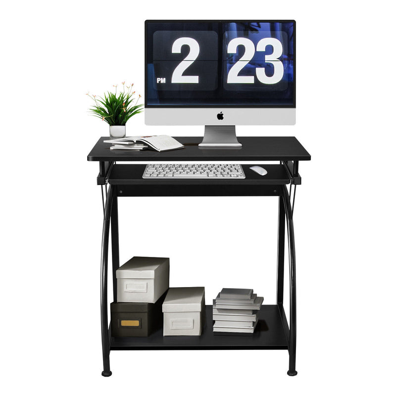 Computer Desk PC Laptop Table Study Workstation Home Office Furniture Black