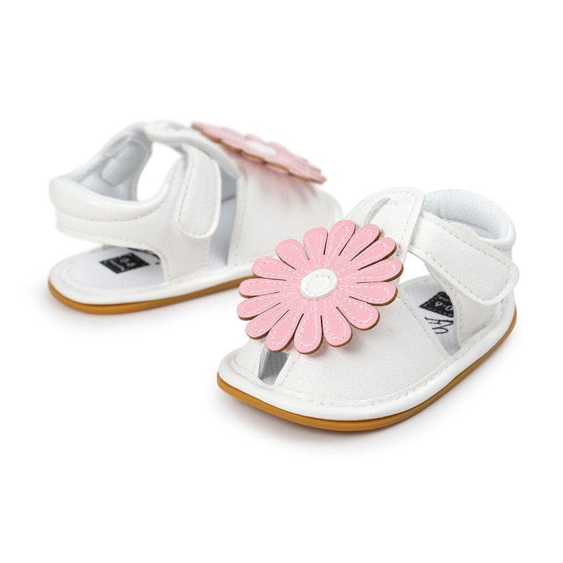 Summer Kids Girls Sandals Cute Tartan Hollow Out Princess Style Flower Breathable Non-slip Soft Bottom Cack Shoes