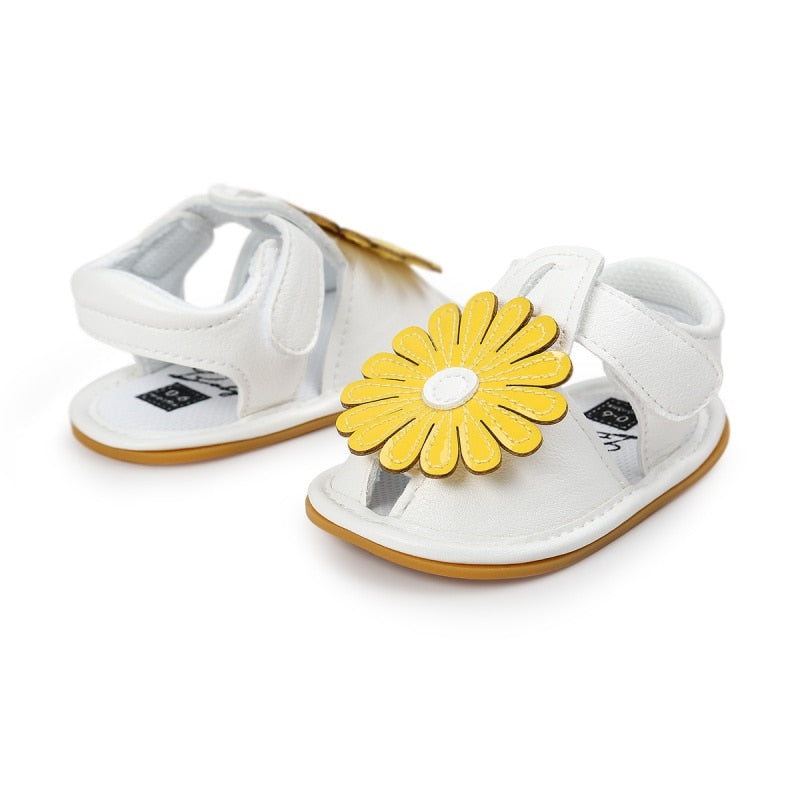 Summer Kids Girls Sandals Cute Tartan Hollow Out Princess Style Flower Breathable Non-slip Soft Bottom Cack Shoes