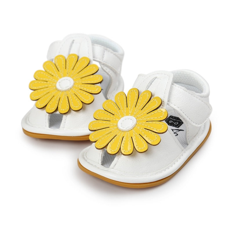 Summer Kids Girls Sandals Cute Tartan Hollow Out Princess Style Flower Breathable Non-slip Soft Bottom Cack Shoes