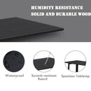 Foldable Computer Desk Home Office Laptop Table Writing Desk Study Table Black