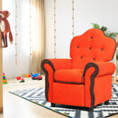 Children Recliner Kids Sofa Chair Couch Living Room Furniture Orange