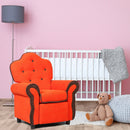 Children Recliner Kids Sofa Chair Couch Living Room Furniture Orange