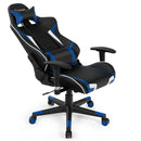 Massage Gaming Chair Reclining Swivel Racing Office Chair w/Lumbar Support