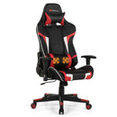Massage Gaming Chair Reclining Swivel Racing Office Chair w/Lumbar Support