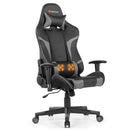 Massage Gaming Chair Reclining Swivel Racing Office Chair w/Lumbar Support