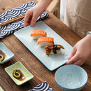 Japanese Style Porcelain Sushi Set with Gift Box