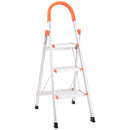 New Non-slip 3 Step Aluminum Ladder Folding Platform Stool 330 lbs Load Capacity