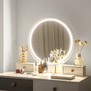 Table 3 Color Lighting Modes MakeUp Stool Jewelry HW61375US-WH