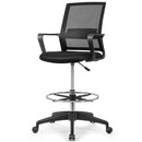 Drafting Chair Tall Office Chair for Standing Desk Adjustable Height w/Footrest HW65396