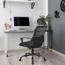 Mesh Office Chair High Back Ergonomic Swivel Chair w/ Lumbar Support & Headrest HW63774