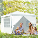 Canopy Party Wedding Event Tent 10'x10' Heavy Duty Outdoor Gazebo Side Walls