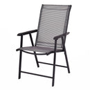 Set of 4 Outdoor Patio Folding Chairs Camping Deck Garden Pool Beach W/Armrest OP3097
