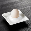 6-Piece 4" Egg Cups Holder Ivory White Porcelain China Ceramic