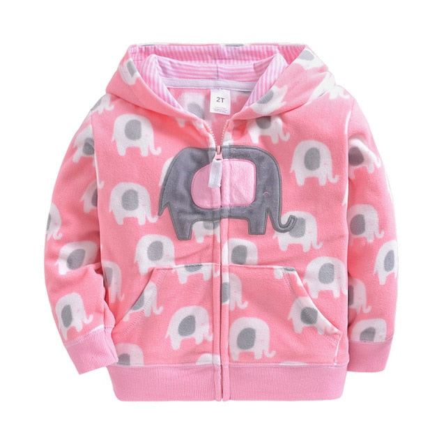 Autumn Spring Kids Baby Boys Girls Coats Cotton Cartoon Dinosaur Coat Children's Kids Casual Sportswear Clothing