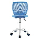 Office Task Desk Armless Chair Adjustable Mid Back Swivel Study Chair HW66350
