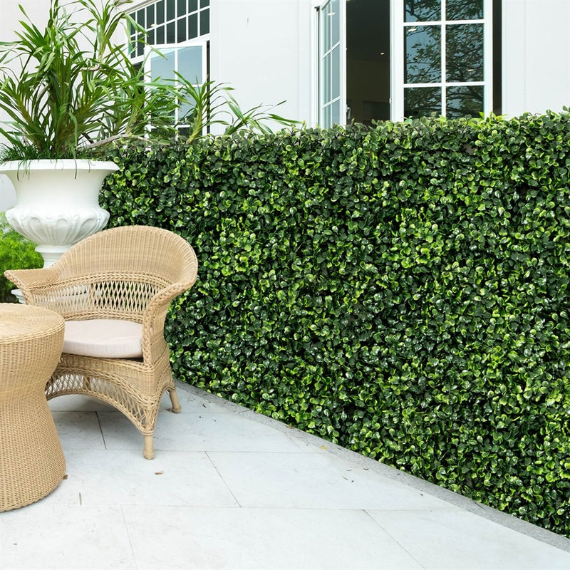 12 PCS 20''x20'' Artificial Boxwood Plant Wall Panel Hedge Privacy Fence