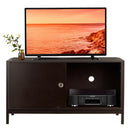 TV Stand Modern Entertainment Cabinet for TV's up To 50" with Sliding Doors HW64004CF