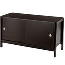 TV Stand Modern Entertainment Cabinet for TV's up To 50" with Sliding Doors HW64004CF