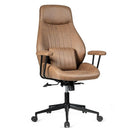 High Back Office Chair Adjustable Suede Fabric w/ Lumbar Support HW65905