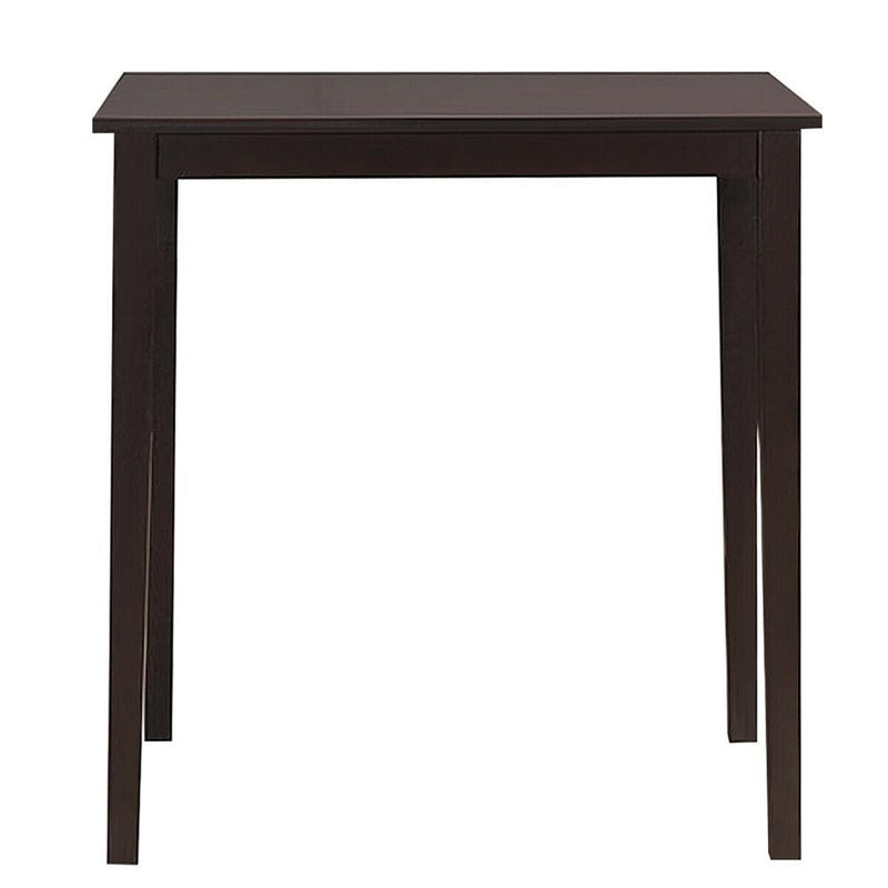 Square Dining Table w/Rubber Wood Legs 35.5" L x 35.5" W x 36" Kitchen Furniture