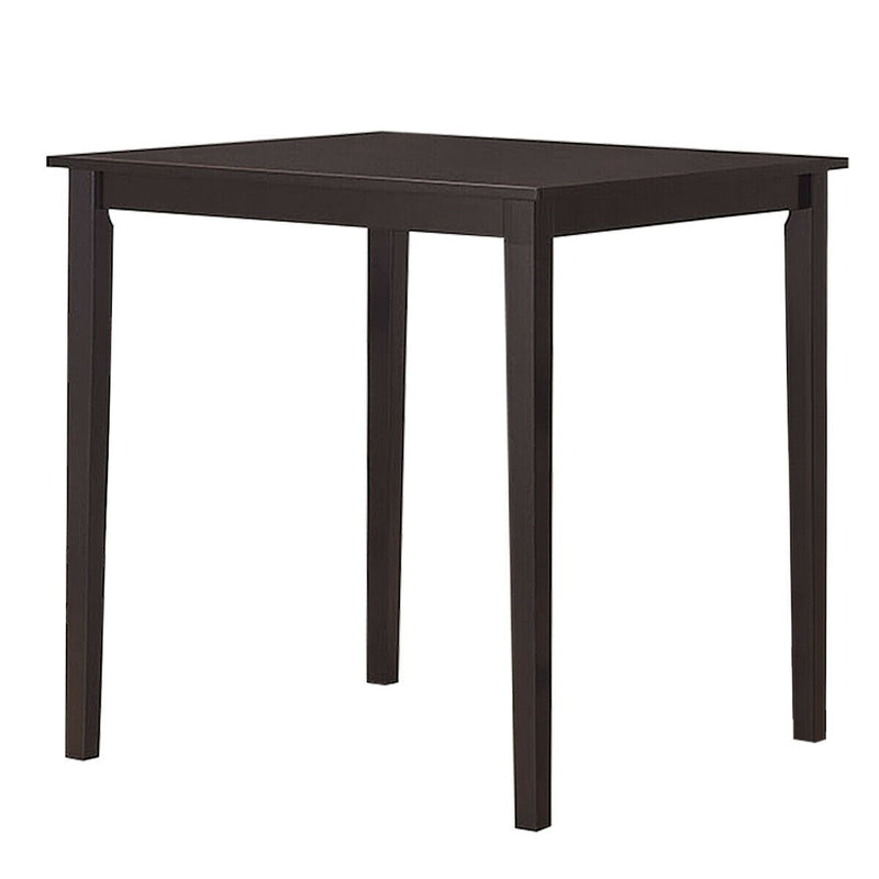 Square Dining Table w/Rubber Wood Legs 35.5" L x 35.5" W x 36" Kitchen Furniture