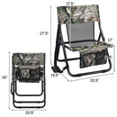 Folding Hunting Chair Portable Outdoor Camping Woodland Camouflage Hunting Seat OP70474