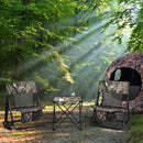 Folding Hunting Chair Portable Outdoor Camping Woodland Camouflage Hunting Seat OP70474