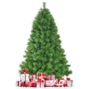 7 ft Hinged Artificial Christmas Tree Holiday Decoration w/ Foldable Metal Stand CM22808