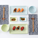 Japanese Style Porcelain Sushi Set with Gift Box
