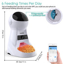 Iseebiz Wifi Automatic Cat Feeder 3L Pet Food Dispenser Feeder Medium and Large Cat Dog