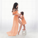 Sexy Maternity Dresses For Photo Shoot Chiffon Pregnancy Dress Maxi Gown Dresses For Pregnant Women Clothes