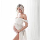 Sexy Maternity Dresses For Photo Shoot Chiffon Pregnancy Dress Maxi Gown Dresses For Pregnant Women Clothes