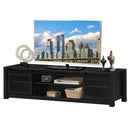 TV Stand Entertainment Center for TV's up to 65" with Sliding Mesh Doors