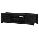 TV Stand Entertainment Center for TV's up to 65" with Sliding Mesh Doors