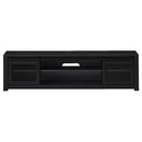 TV Stand Entertainment Center for TV's up to 65" with Sliding Mesh Doors