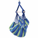 Garden Patio Porch Hanging Cotton Rope Swing Chair Seat Hammock Swinging Wood Outdoor Indoor Swing Seat Chair OP2996