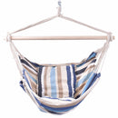 Garden Patio Porch Hanging Cotton Rope Swing Chair Seat Hammock Swinging Wood Outdoor Indoor Swing Seat Chair OP2996