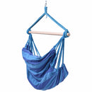 Garden Patio Porch Hanging Cotton Rope Swing Chair Seat Hammock Swinging Wood Outdoor Indoor Swing Seat Chair OP2996