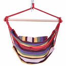 Garden Patio Porch Hanging Cotton Rope Swing Chair Seat Hammock Swinging Wood Outdoor Indoor Swing Seat Chair OP2996