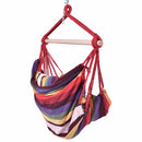 Garden Patio Porch Hanging Cotton Rope Swing Chair Seat Hammock Swinging Wood Outdoor Indoor Swing Seat Chair OP2996