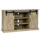 TV Stand Sliding Barn Door Media Center Console Cabinet for TV's 60" HW62851