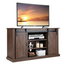 TV Stand Sliding Barn Door Media Center Console Cabinet for TV's 60" HW62851