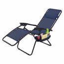Folding Zero Gravity Chair Outdoor Picnic Camping Sunbath Beach Chair with Utility Tray Reclining Lounge Chairs OP70528