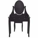 Vanity Wooden Makeup Dressing Table Stool Set Bathroom Mirror+3 Drawer Home Furniture HW55560