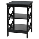 3-tier Nightstand Sofa Side End Accent Table Storage Display Shelf HW65690