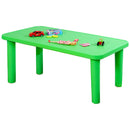 Kids Portable Plastic Table Learn and Play Activity School Home Furniture Green