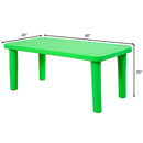 Kids Portable Plastic Table Learn and Play Activity School Home Furniture Green