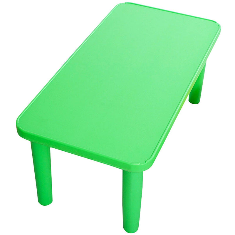 Kids Portable Plastic Table Learn and Play Activity School Home Furniture Green